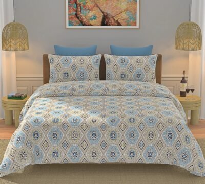 Esteem Queen Size Cotton Bedsheet